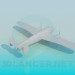 3D Modell Flugzeug - Vorschau
