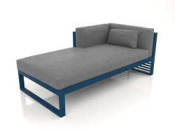 Modulares Sofa, Teil 2 links (Graublau)