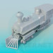 3D Modell Lokomotive - Vorschau
