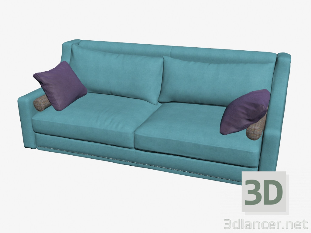 modèle 3D Canapé double Stanford - preview