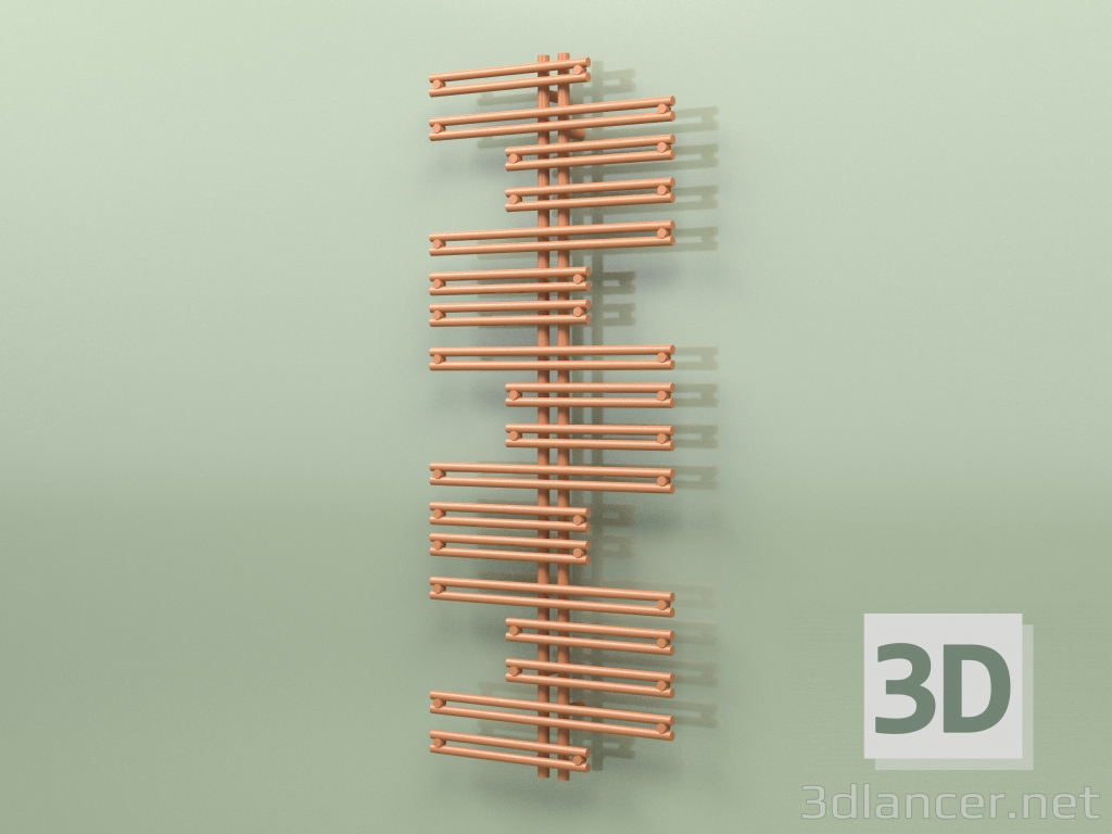 3D modeli Isıtmalı havlu askısı - Kea (1500 x 600, RAL - 8023) - önizleme