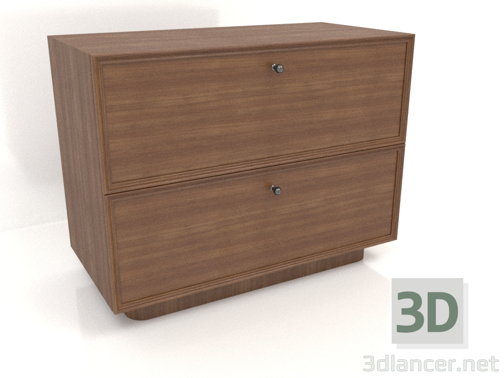 3d model Mueble TM 15 (800x400x621, madera marrón claro) - vista previa