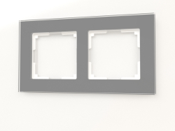 Frame for 2 posts Favorit (gray, glass)