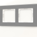 3d model Marco para 2 postes Favorit (gris, vidrio) - vista previa