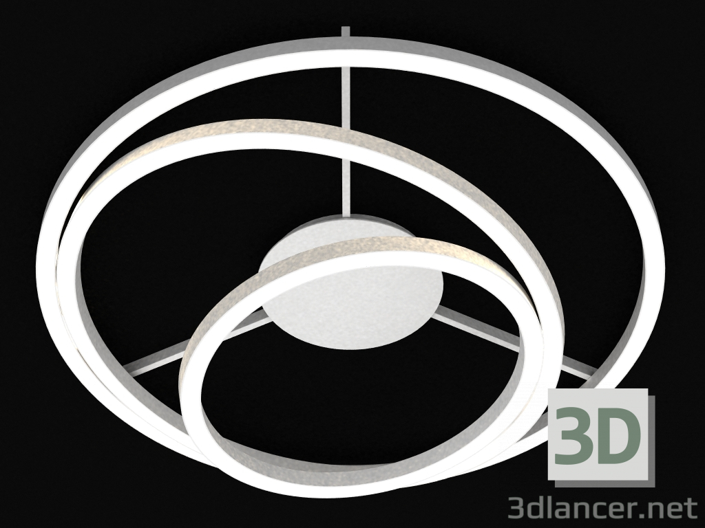 3d model suspensión LED (D800 DL18555_03WW-S) - vista previa