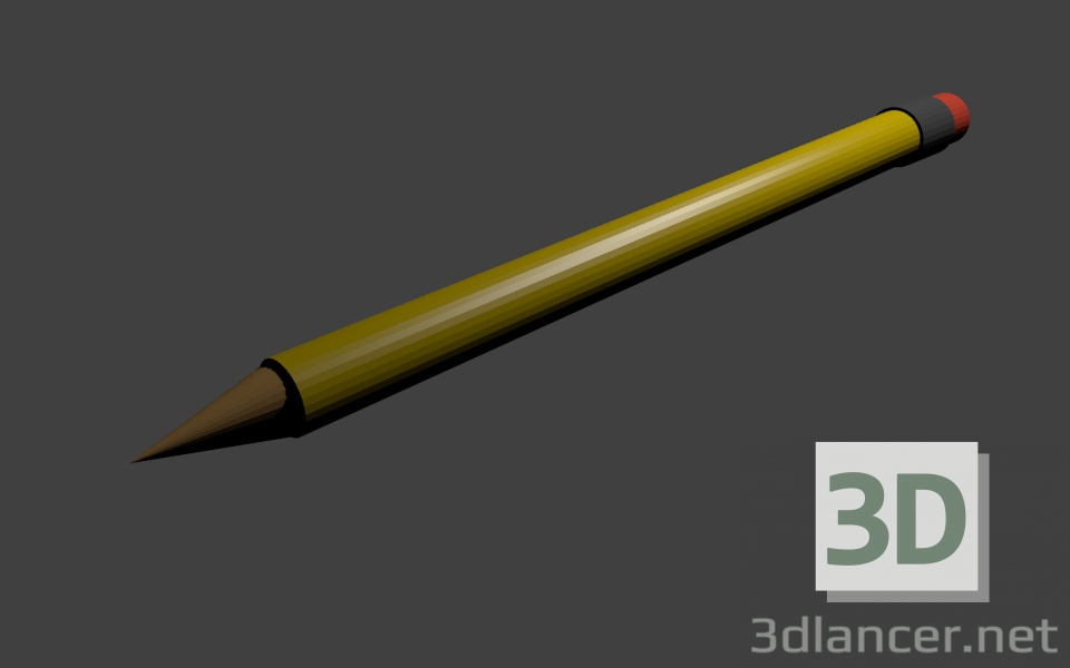 3d model Pencil - preview