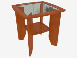 Coffee table with glass top (70х70х72)