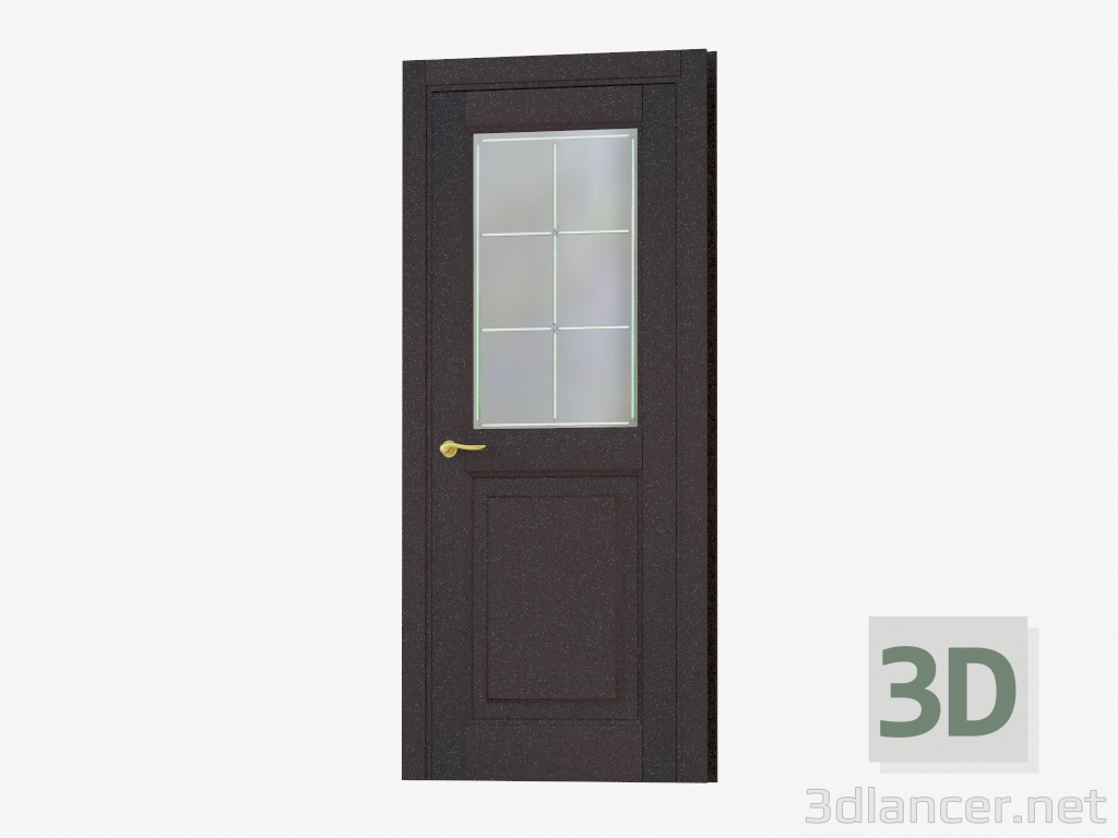3 डी मॉडल दरवाजा इंटररूम (XXX.52T) है - पूर्वावलोकन