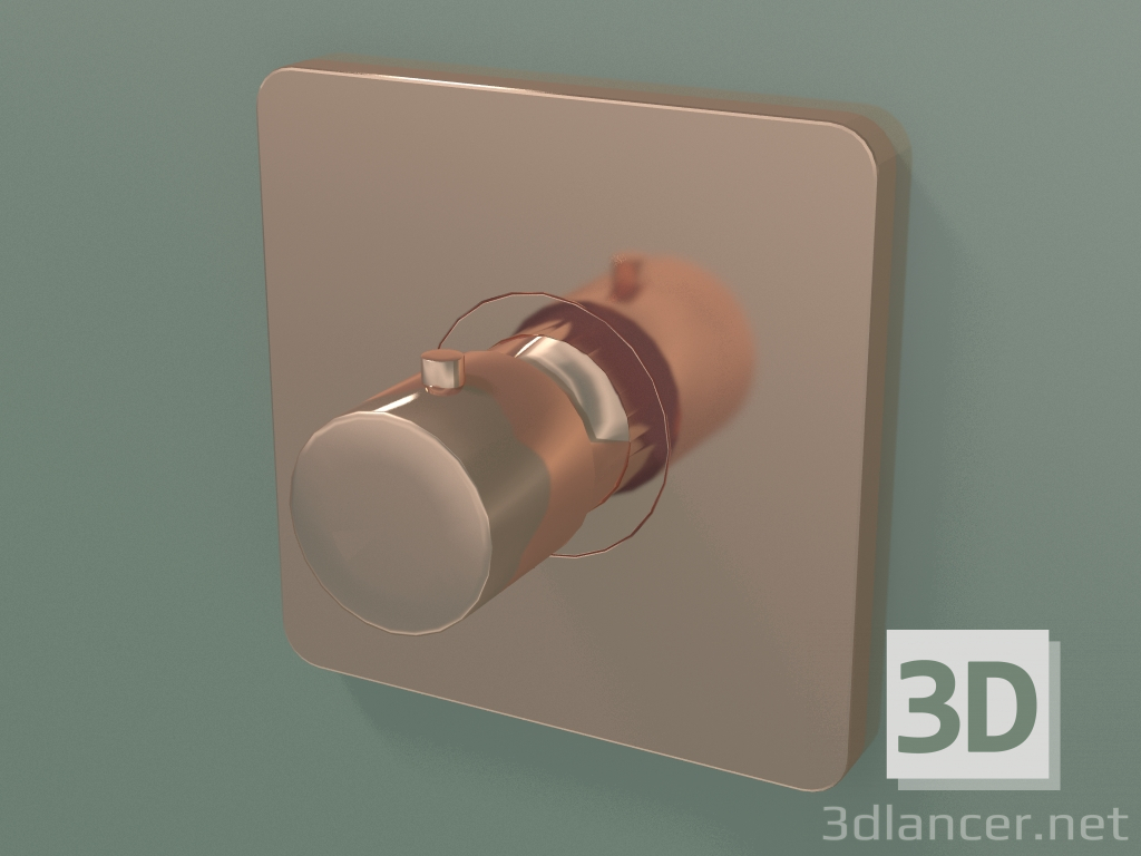 3d model HighFlow flush-mounted thermostat (34716300) - preview