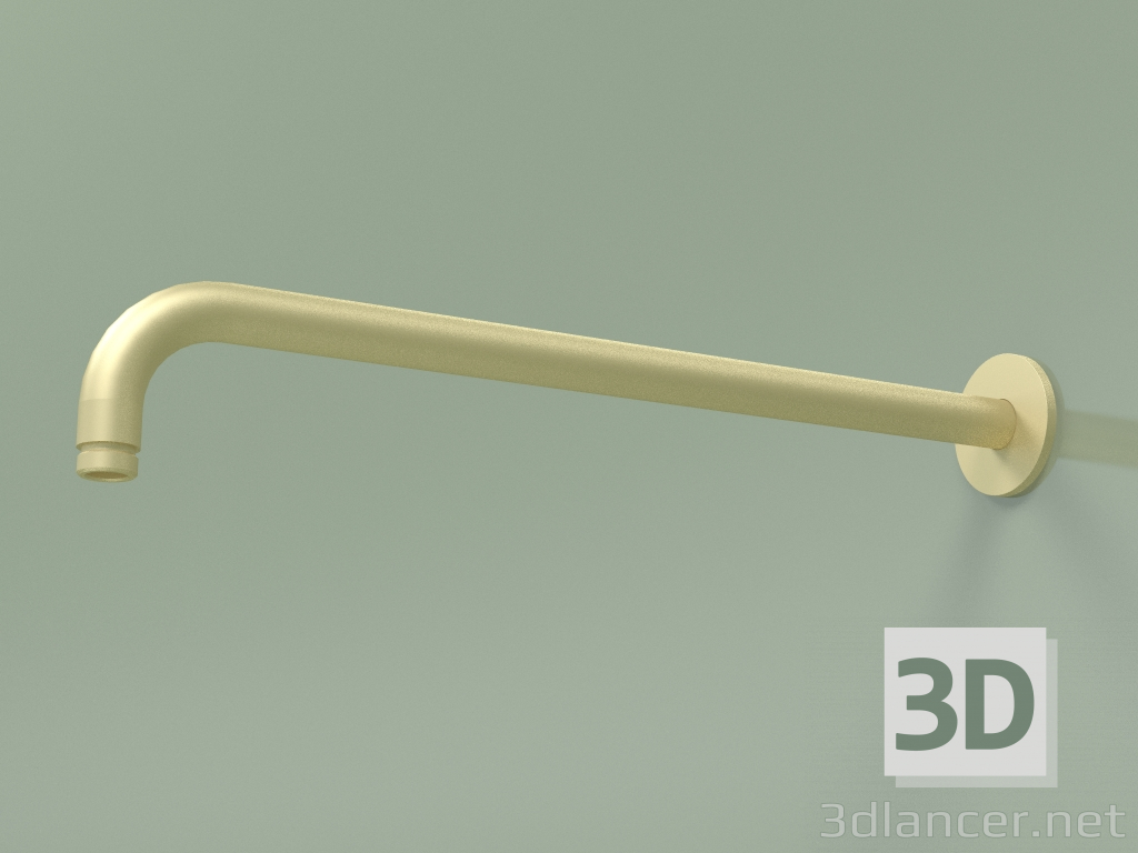 3D modeli Duvara monte yuvarlak duş kolu L 400 mm (BD001, OC) - önizleme