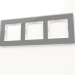 3d model Frame for 3 posts Favorit (gray, glass) - preview