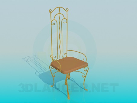 3D Modell Stuhl-schmieden - Vorschau