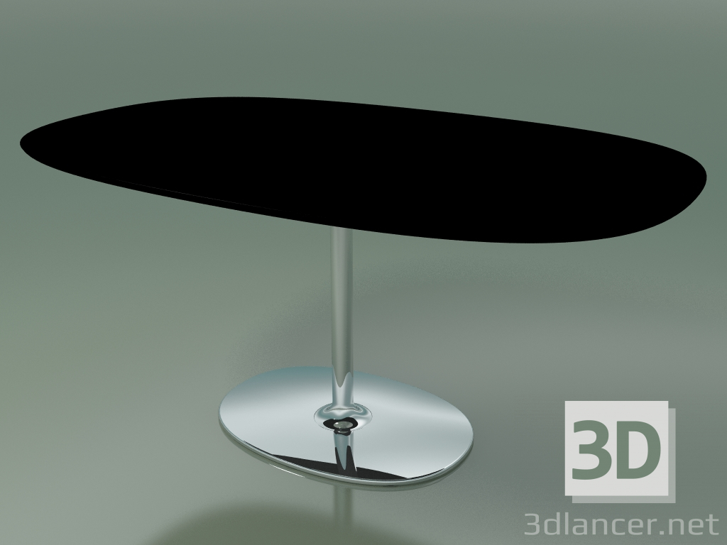 modello 3D Tavolo ovale 0692 (H 74-100x158 cm, F02, CRO) - anteprima