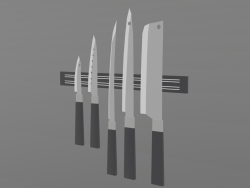 Набор из 5 кухонных ножей
