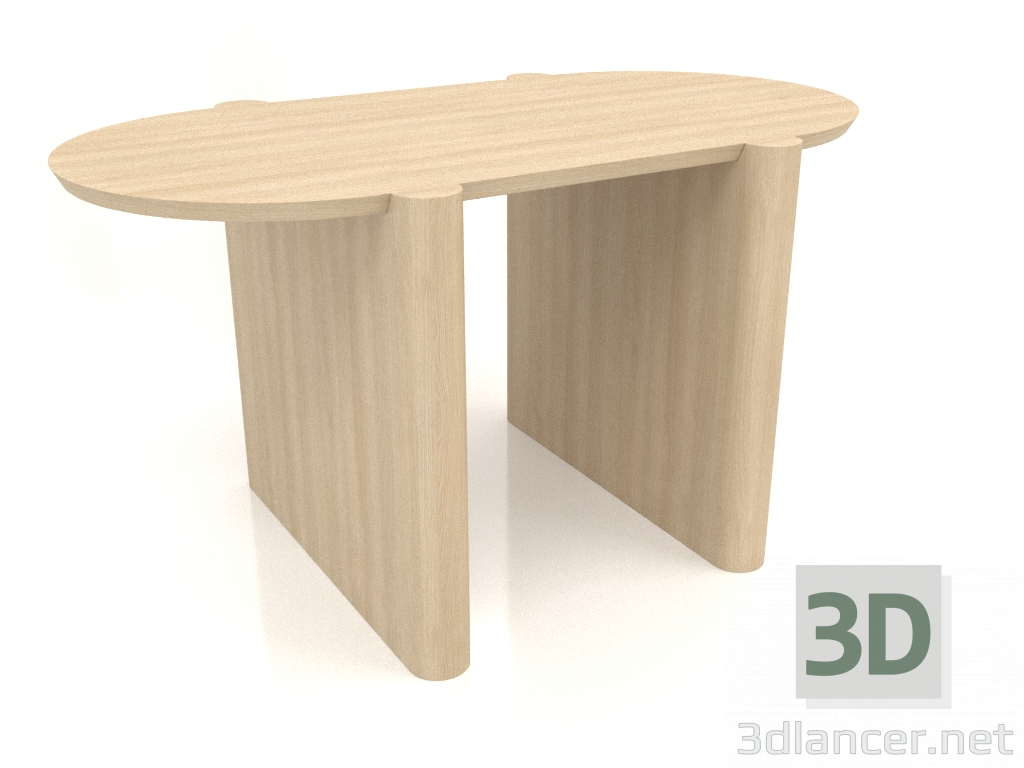 modello 3D Tavolo DT 06 (1400x800x750, legno bianco) - anteprima