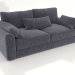 3d model Sofa-bed straight SHERLOCK (upholstery option 2) - preview