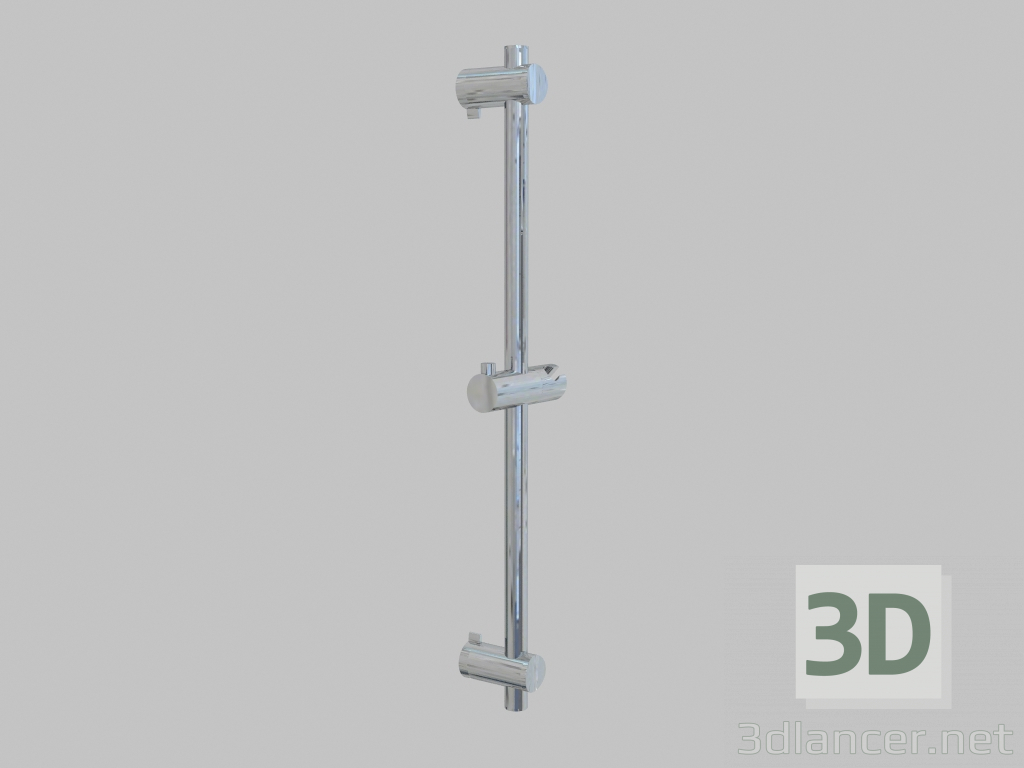 3D modeli Duş çubuğu yuvarlak (NOR 051D) - önizleme