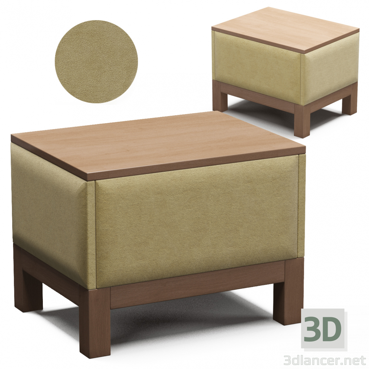 3d model Nightstand tumb - preview