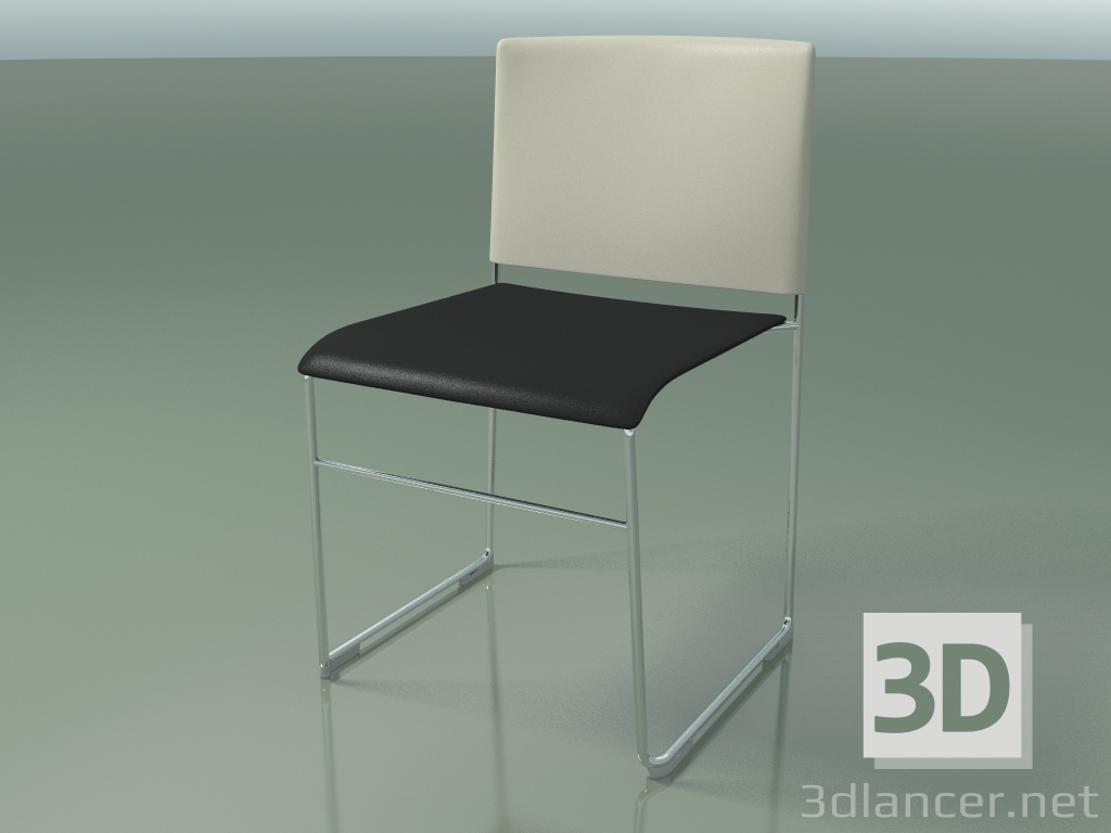 3D modeli İstiflenebilir sandalye 6600 (polipropilen Ivory co ikinci renk, CRO) - önizleme