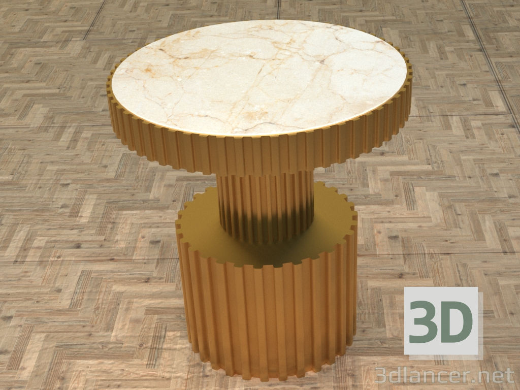 3d model Mesa de café - vista previa