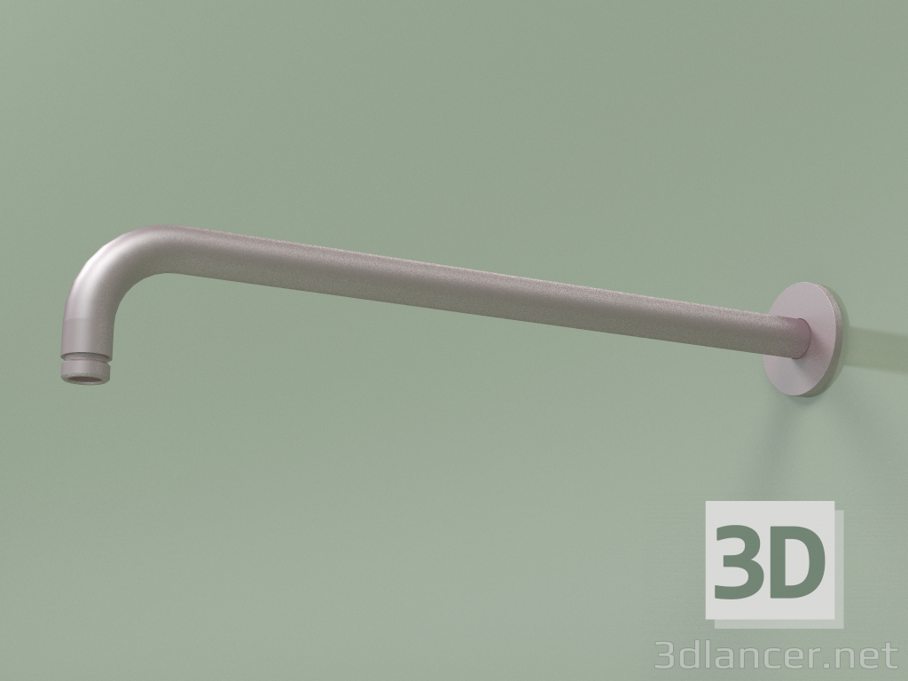 3D Modell Wandmontierter runder Duscharm L 400 mm (BD001, OR) - Vorschau
