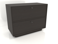 Mueble TM 15 (800x400x621, madera marrón oscuro)