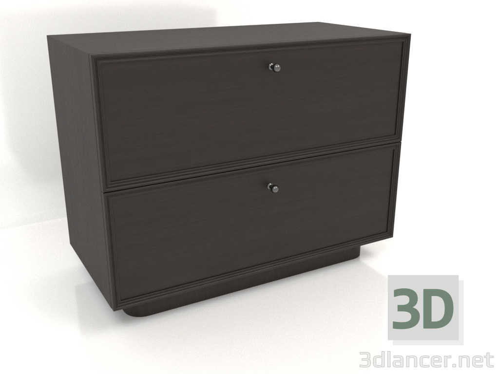 3d model Cabinet TM 15 (800x400x621, wood brown dark) - preview