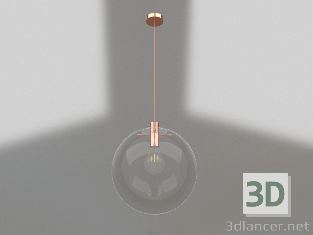 3d model Pendant Mercury transparent (with copper fasteners) (07564-25.21) - preview