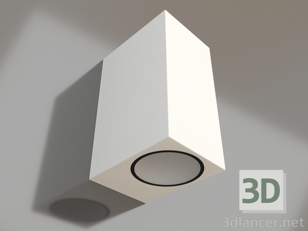 3D modeli Duvar sokak lambası (6515) - önizleme
