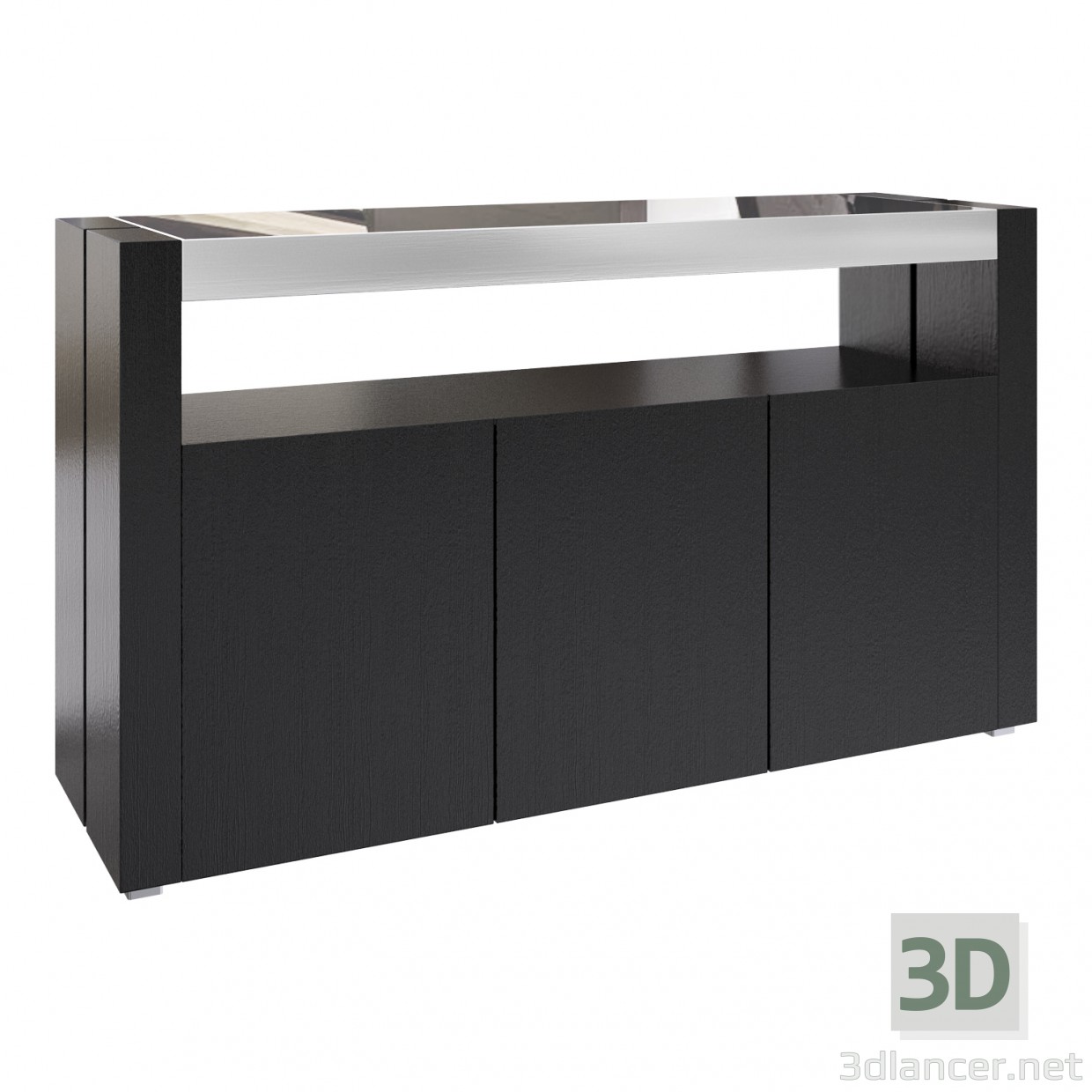 Modelo 3d Buffet simples - preview