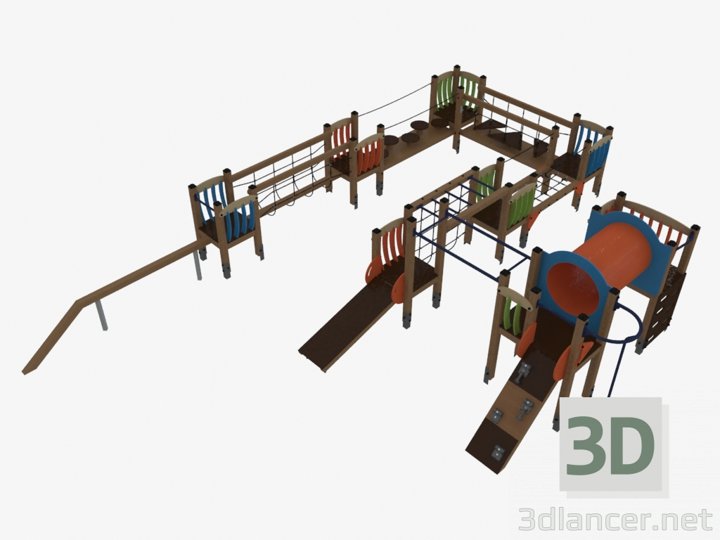 Modelo 3d Complexo de brinquedos infantis (V5310) - preview