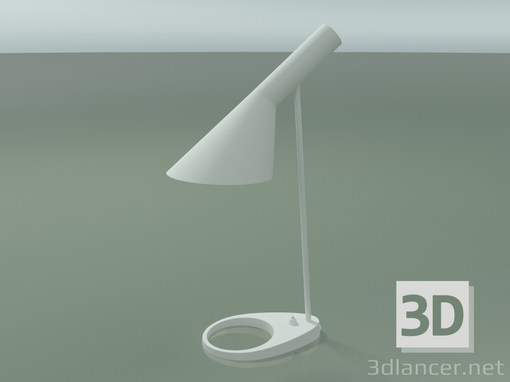 3d model Lámpara de mesa AJ TABLE (20W E27, BLANCO V2) - vista previa