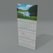 Calendario 3D modelo Compro - render