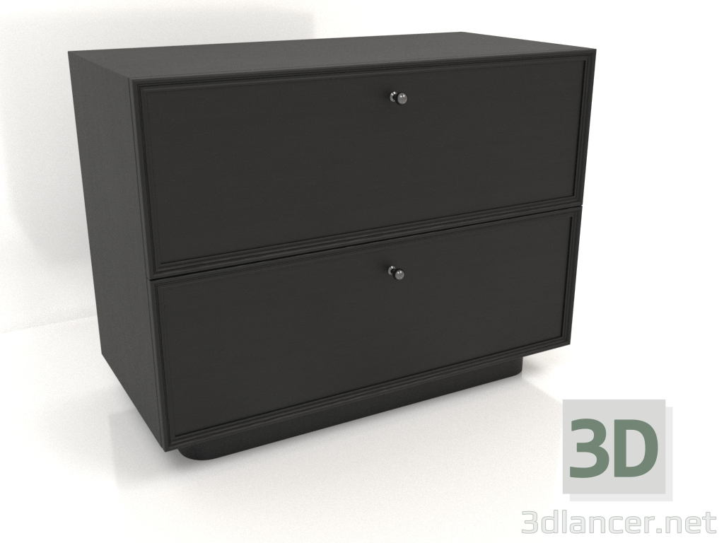 modèle 3D Armoire TM 15 (800x400x621, bois noir) - preview
