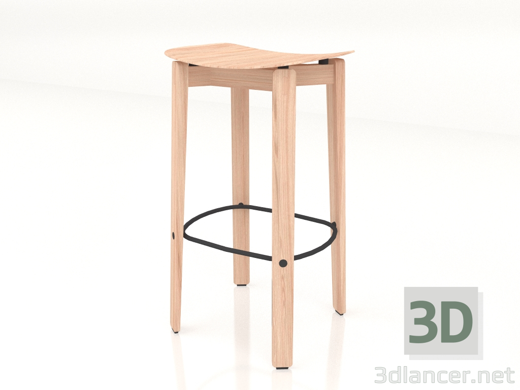 3D Modell Barhocker Nora (leicht) - Vorschau