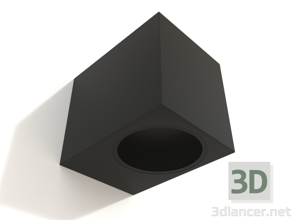 3D Modell Wand-Straßenlampe (6516) - Vorschau