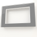 modello 3D Cornice per doppia uscita Favorit (grigio, vetro) - anteprima