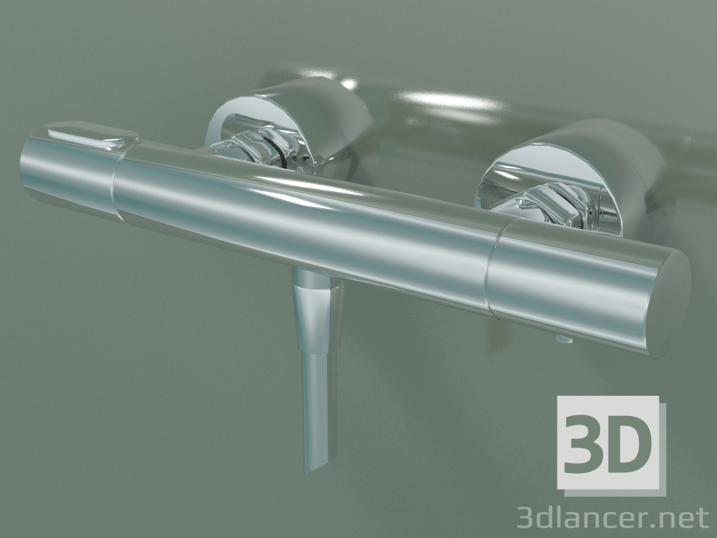 3D Modell Duschthermostat für freiliegende Installation (34635000) - Vorschau