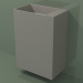 modèle 3D Lavabo suspendu (03UN36103, Argile C37, L 60, P 36, H 85 cm) - preview