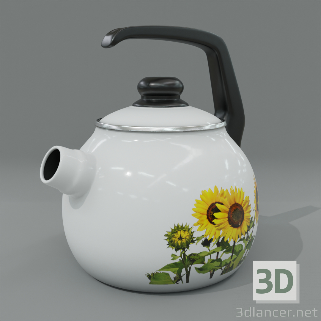 modello 3D di Teiera comprare - rendering