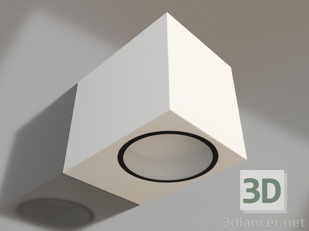 3D modeli Duvar sokak lambası (6517) - önizleme