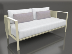 2-Sitzer-Sofa (Gold)