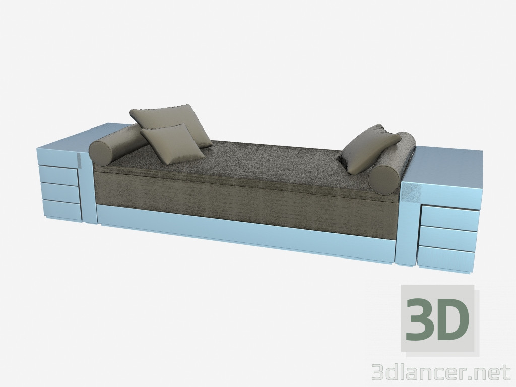 3D modeli Daybed Buonarroti - önizleme