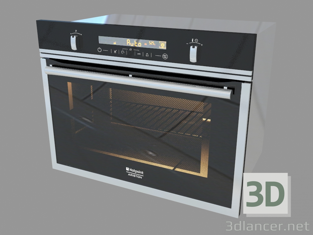 3d model Built-in microwave oven (MWK 424 X) - preview