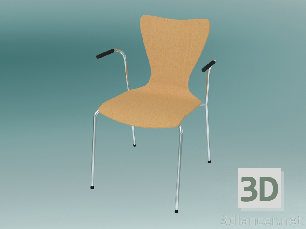 3D Modell Konferenzstuhl (K11H 2Р) - Vorschau