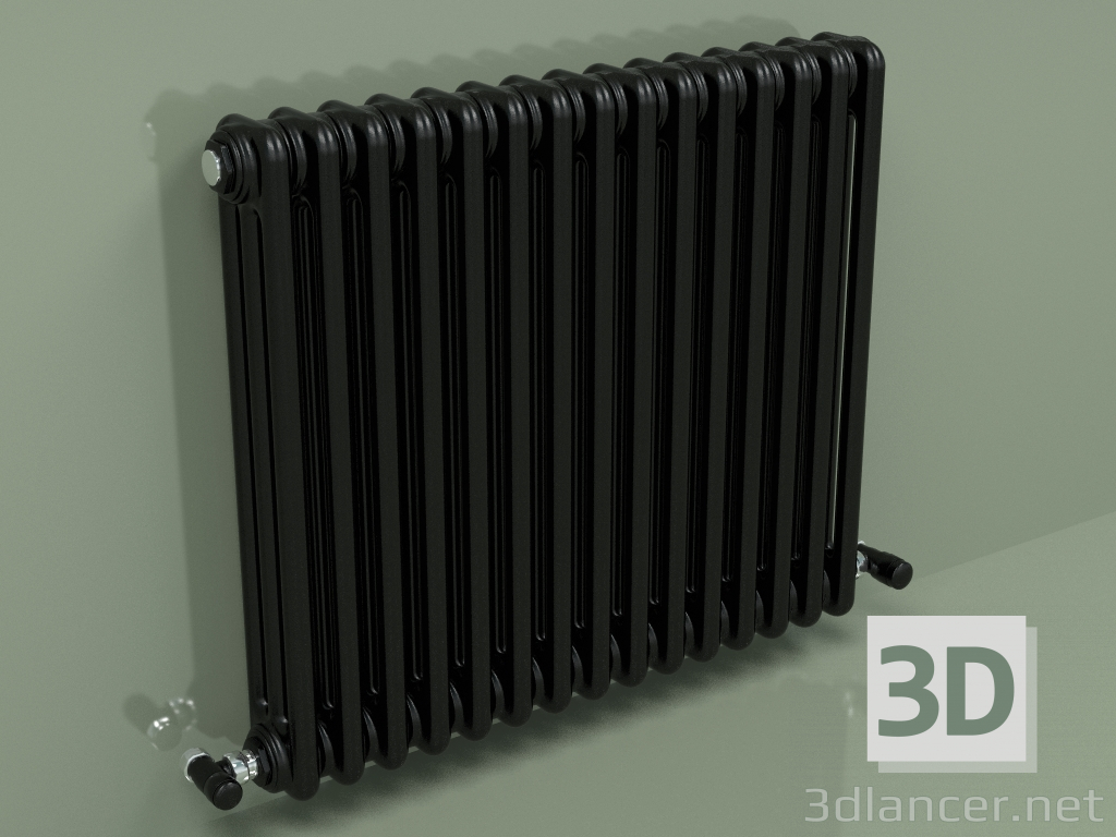 3D Modell Kühler TESI 3 (H 600 15EL, Schwarz - RAL 9005) - Vorschau