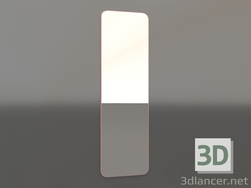 modello 3D Specchio ZL 27 (450x1500, rosa pallido) - anteprima