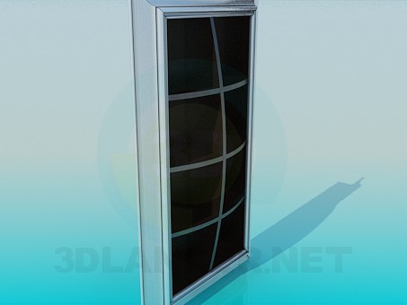 3d model Wall bookcase - preview