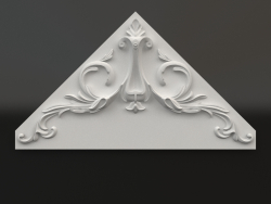 Elemento decorativo in gesso DE 043 (207х387)