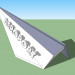 modello 3D Aeroporto presso ingresso segno Il 4 - anteprima